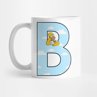 Simpsons letter Mug